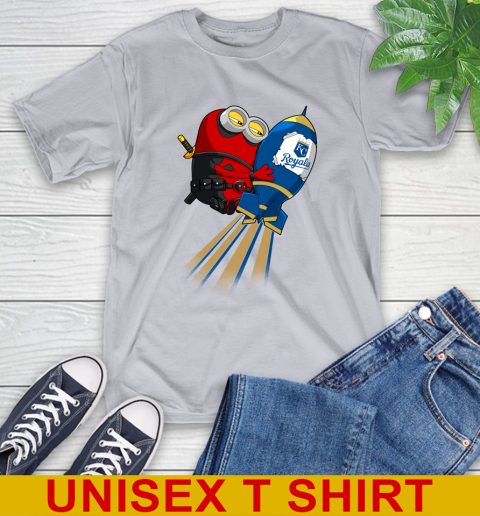 MLB Baseball Kansas City Royals Deadpool Minion Marvel Shirt T-Shirt 5