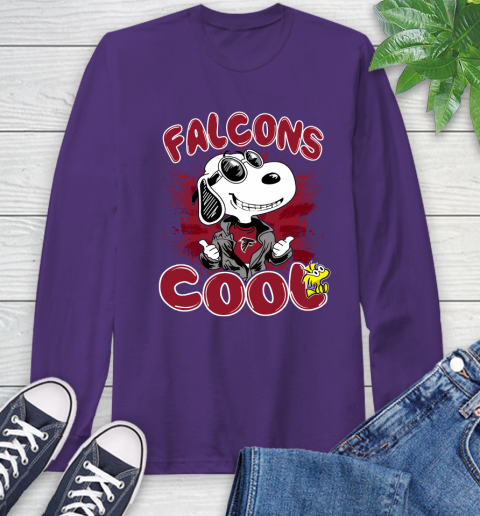 NFL Football Atlanta Falcons Cool Snoopy Shirt Long Sleeve T-Shirt 5
