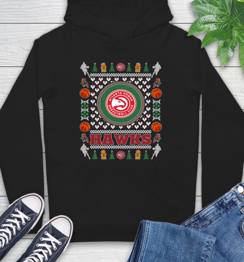 Atlanta Hawks Merry Christmas NBA Basketball Loyal Fan Ugly Shirt 13