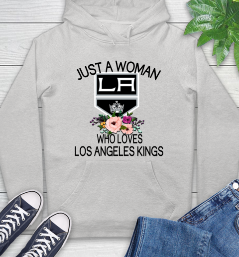 NHL Just A Woman Who Loves Los Angeles Kings Hockey Sports Hoodie