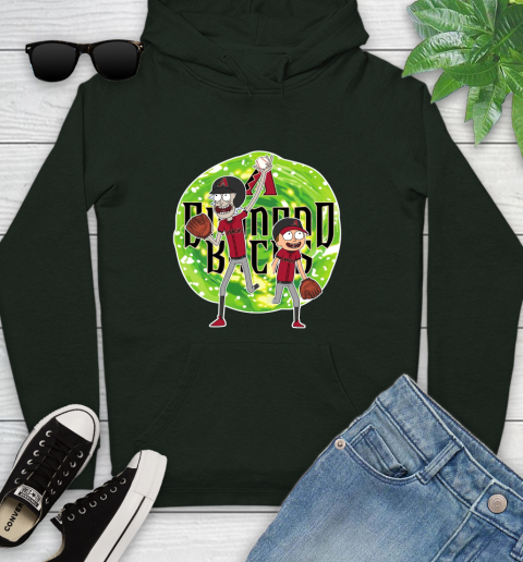 MLB Arizona Diamondbacks Rick And Morty Baseball Sports Youth Hoodie 13