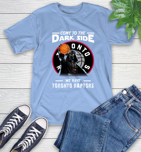 NBA Come To The Dark Side We Have Toronto Raptors Star Wars Darth Vader Basketball T-Shirt 12