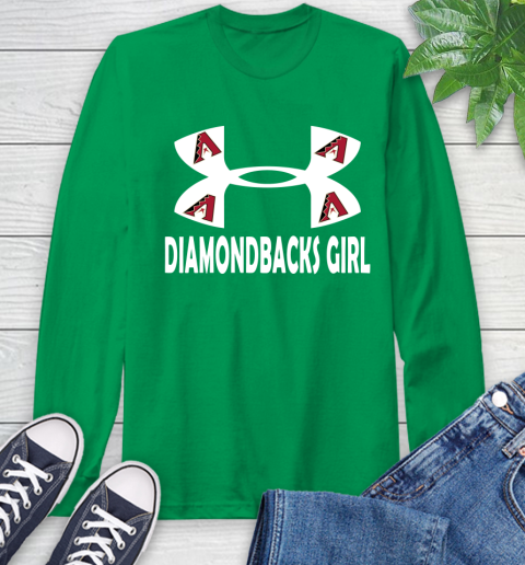 MLB Arizona Diamondbacks Under Armour Baseball Sports Long Sleeve T-Shirt 8