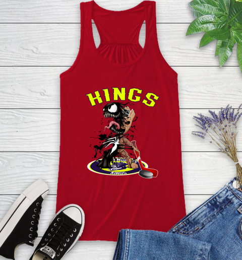 NHL Los Angeles Kings Hockey Venom Groot Guardians Of The Galaxy Racerback Tank 6