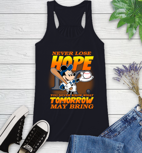 Kansas City Royals MLB Baseball Mickey Disney Never Lose Hope Racerback Tank - Image 10