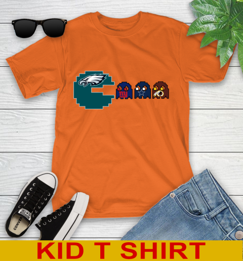 Philadelphia Eagles NFL Football Pac Man Champion Youth T-Shirt 7