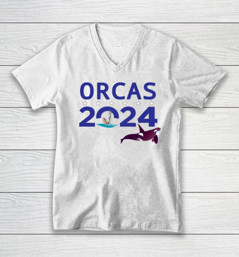 Orcas 2024 V-Neck T-Shirt