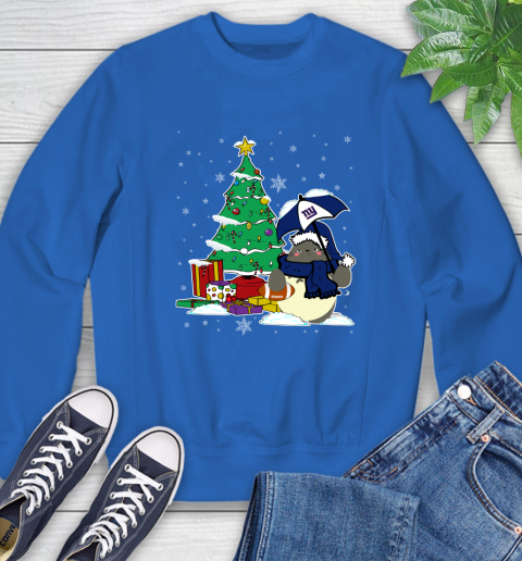 New York Giants NFL Football Cute Tonari No Totoro Christmas Sports Sweatshirt 9