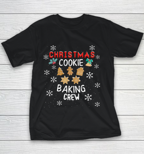 Christmas Cookie Baking Crew Shirt Xmas Cookie Exchange Youth T-Shirt