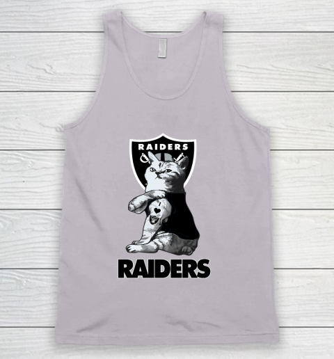 NFL Football My Cat Loves Oakland Raiders Tank Top 4 NFL Football My Cat Loves Oakland Raiders Tank Top - Image 4