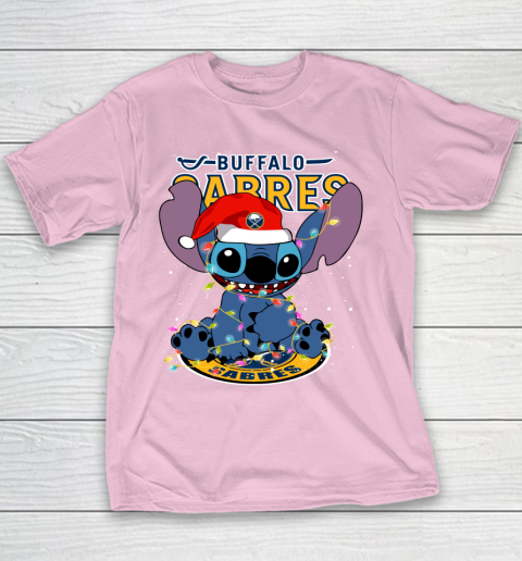 Buffalo Sabres NHL Hockey noel stitch Christmas Youth T-Shirt 6 Buffalo Sabres NHL Hockey noel stitch Christmas Youth T-Shirt - Image 6