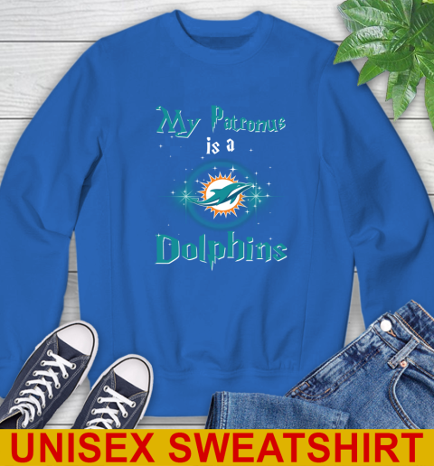 NFL Football Harry Potter My Patronus Is A Miami Dolphins Sweatshirt 11