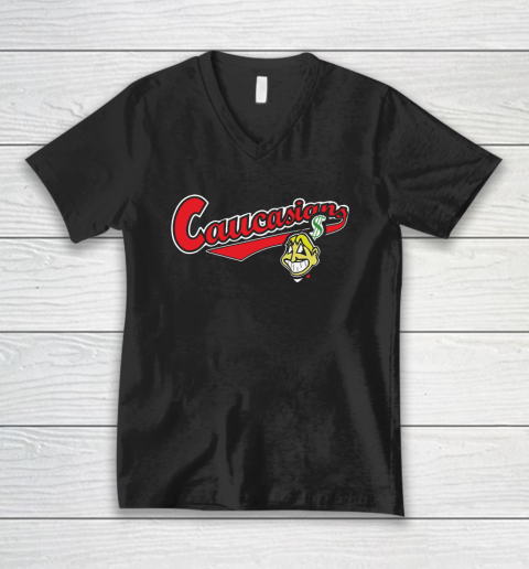 Cleveland Caucasians Bomani Jones V-Neck T-Shirt