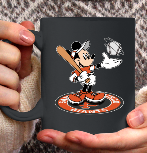 MLB Baseball San Francisco Giants Cheerful Mickey Disney Shirt Ceramic Mug 11oz