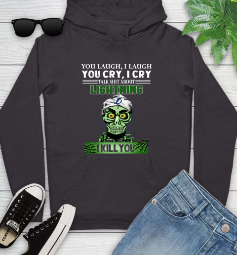 NHL Talk Shit About Tampa Bay Lightning I Kill You Achmed The Dead Terrorist Jeffrey Dunham Hockey Youth Hoodie 8