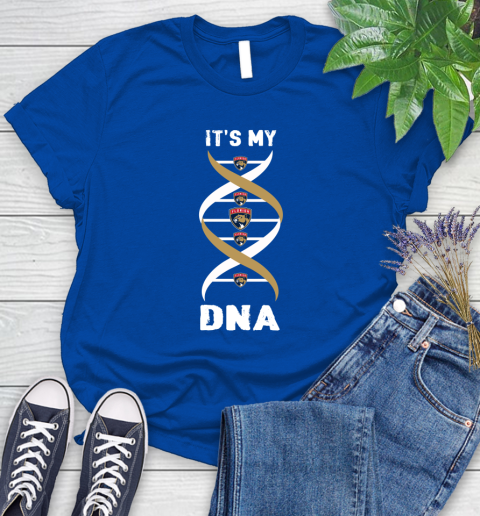 Florida Panthers NHL Hockey It's My DNA Sports Women's T-Shirt 12
