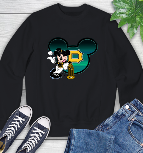 MLB Pittsburgh Pirates The Commissioner's Trophy Mickey Mouse Disney Sweatshirt 2