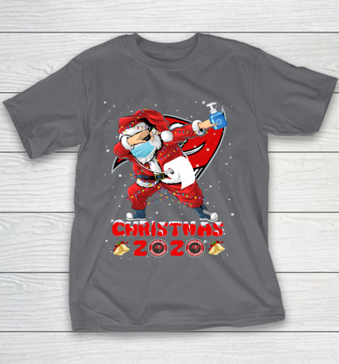 Tampa Bay Buccaneers Funny Santa Claus Dabbing Christmas 2020 NFL Youth T-Shirt 5