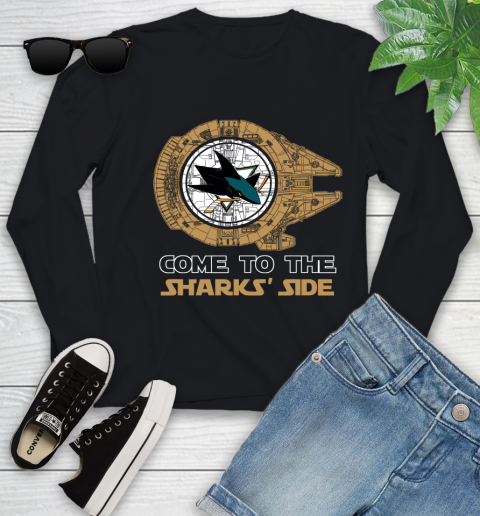 NHL Come To The San Jose Sharks Wars Hockey Sports Youth Long Sleeve