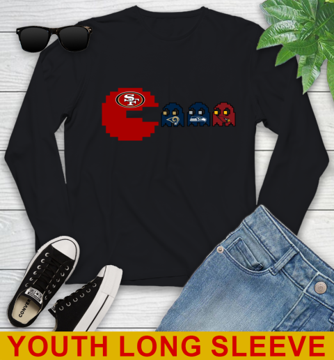San Francisco 49ers NFL Football Pac Man Champion Youth Long Sleeve 2