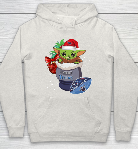 Tennessee Titans Christmas Baby Yoda Star Wars Funny Happy NFL Hoodie 12