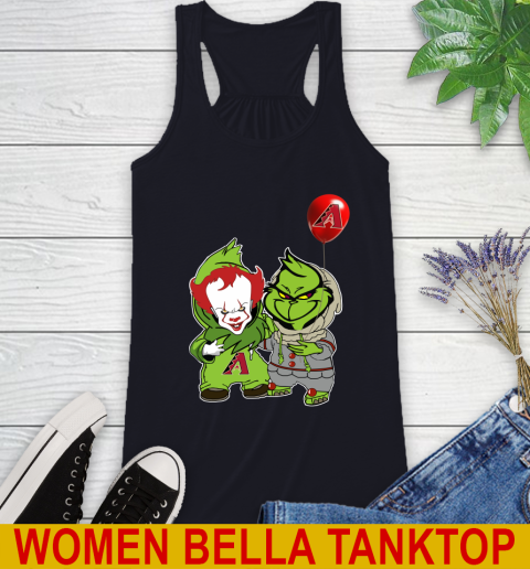 Baby Pennywise Grinch Christmas MLB Baseball Arizona Diamondbacks Racerback Tank 10