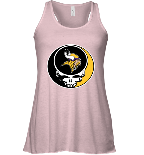 NFL Minnesota Vikings Grateful Dead Rock Band Football Sports Z8BzUXUyv3I flowy tank 32 95 151514 front soft pink
