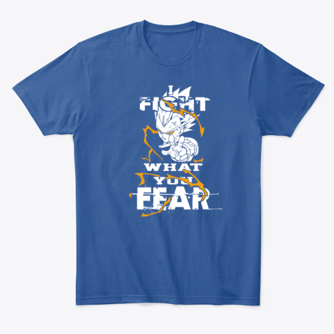 2x1o dragon ball vegeta ndash fight what you fear classic t shirt 2 front royal