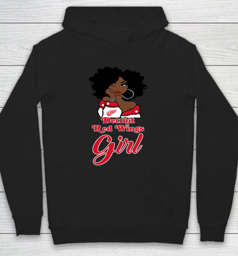 Detroit Red Wings Girl NHL Hoodie 2