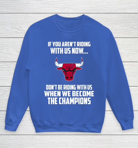 NBA Chicago Bulls Basketball We Become The Champions Youth Sweatshirt 6