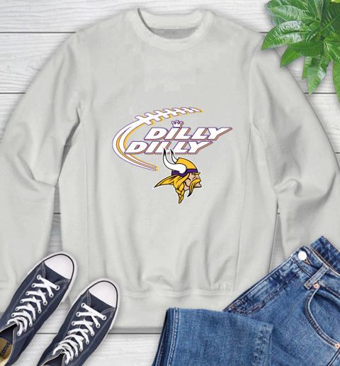 NFL Minnesota Vikings Dilly Dilly Football Sports Sweatshirt 5