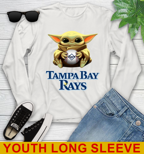 MLB Baseball Tampa Bay Rays Star Wars Baby Yoda Shirt 133