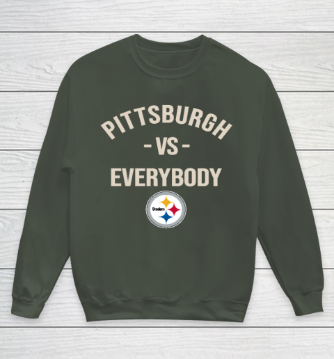 Pittsburgh Steelers Vs Everybody Youth Sweatshirt 8