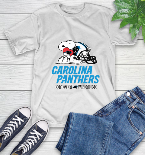 NFL The Peanuts Movie Snoopy Forever Win Or Lose Football Carolina Panthers