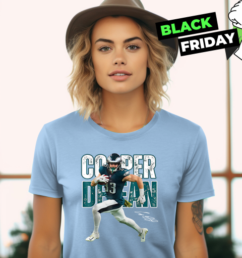 0l08 cooper dejean philadelphia eagles ladies t shirt 20 front light blue