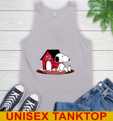NHL Hockey New Jersey Devils Snoopy The Peanuts Movie Shirt Tank Top 4