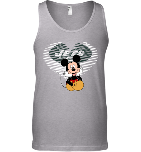 NFL New York Jets The Heart Mickey Mouse Disney Football T Shirt - Rookbrand