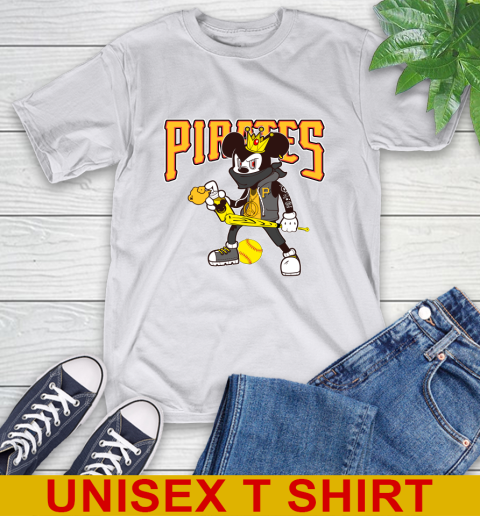 Pittsburgh Pirates MLB Baseball Mickey Peace Sign Sports T-Shirt 12