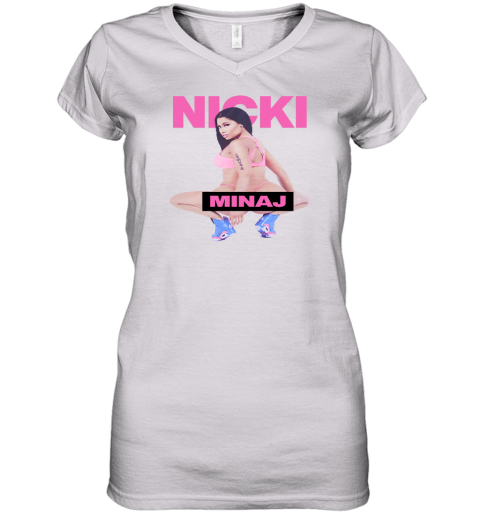 Khaki Nicki Minaj Print Women's V