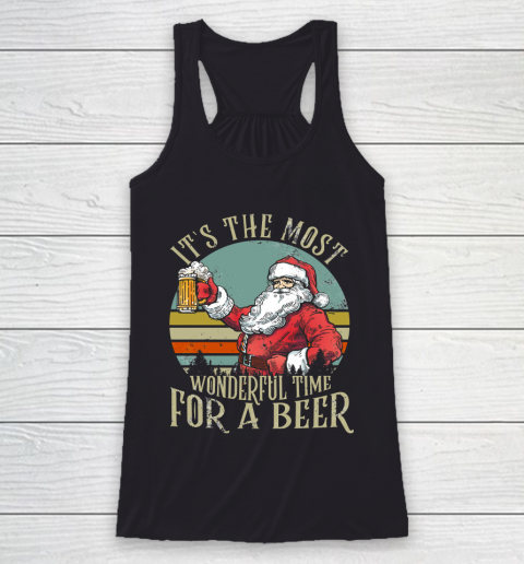 It's the Most Wonderful Time For a Beer  Beer Lovers Racerback Tank