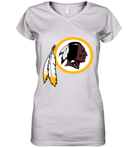 Washington Redskins NFL Pro Line by Fanatics Branded Gray Victory Women's V-Neck T-Shirt