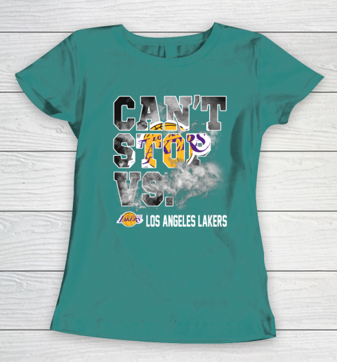NBA Los Angeles Lakers Basketball Can't Stop Vs Women's T-Shirt 10