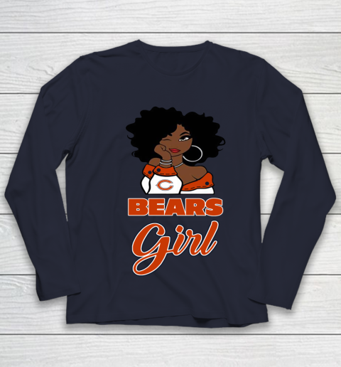 Chicago Bears Girl NFL Youth Long Sleeve 3