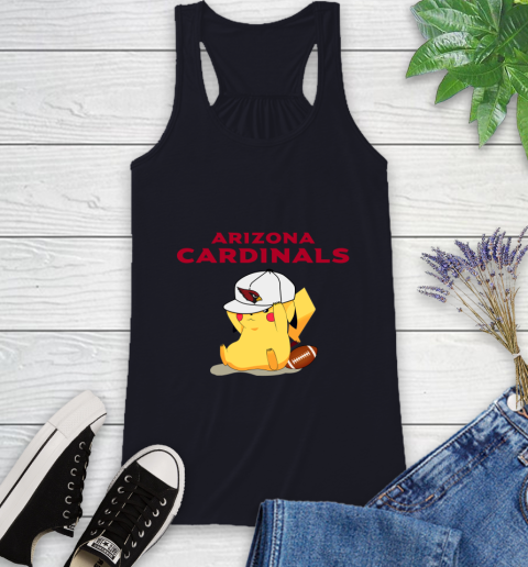 NFL Pikachu Football Sports Arizona Cardinals Racerback Tank 10
