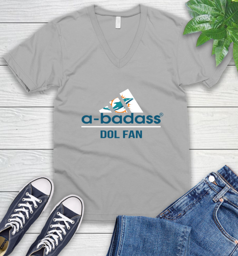 Minnesota Vikings NFL Football A Badass Adidas Adoring Fan Sports (2) V-Neck T-Shirt 3