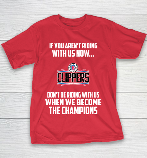 NBA LA Clippers Basketball We Become The Champions Youth T-Shirt 7