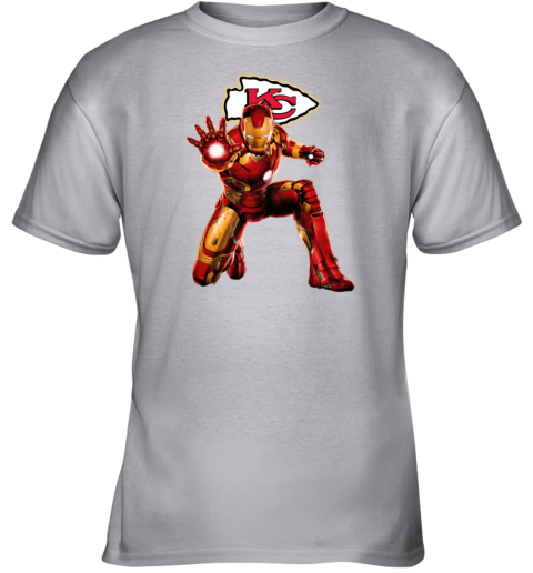 NFL Iron Man Kansas City Chiefs Long Sleeve T-Shirt - Rookbrand