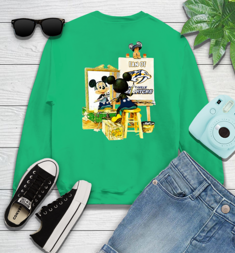 NHL Hockey Nashville Predators Mickey Drawing Shirt 31