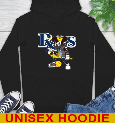 Tampa Bay Rays MLB Baseball Mickey Peace Sign Sports Hoodie 2