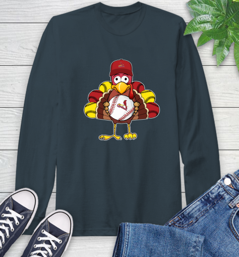 St.Louis Cardinals Turkey thanksgiving Long Sleeve T-Shirt 8